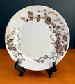 Antique Grindley & Tunstall 'Spring' Brown Floral Transferware Plate