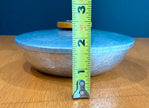Vintage Buenilum Handwrought Hammered Aluminum Trinket Dish with Bakelite Flower