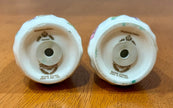 Vintage Minton Haddon Hall Bone China Salt and Pepper Shaker Set Floral