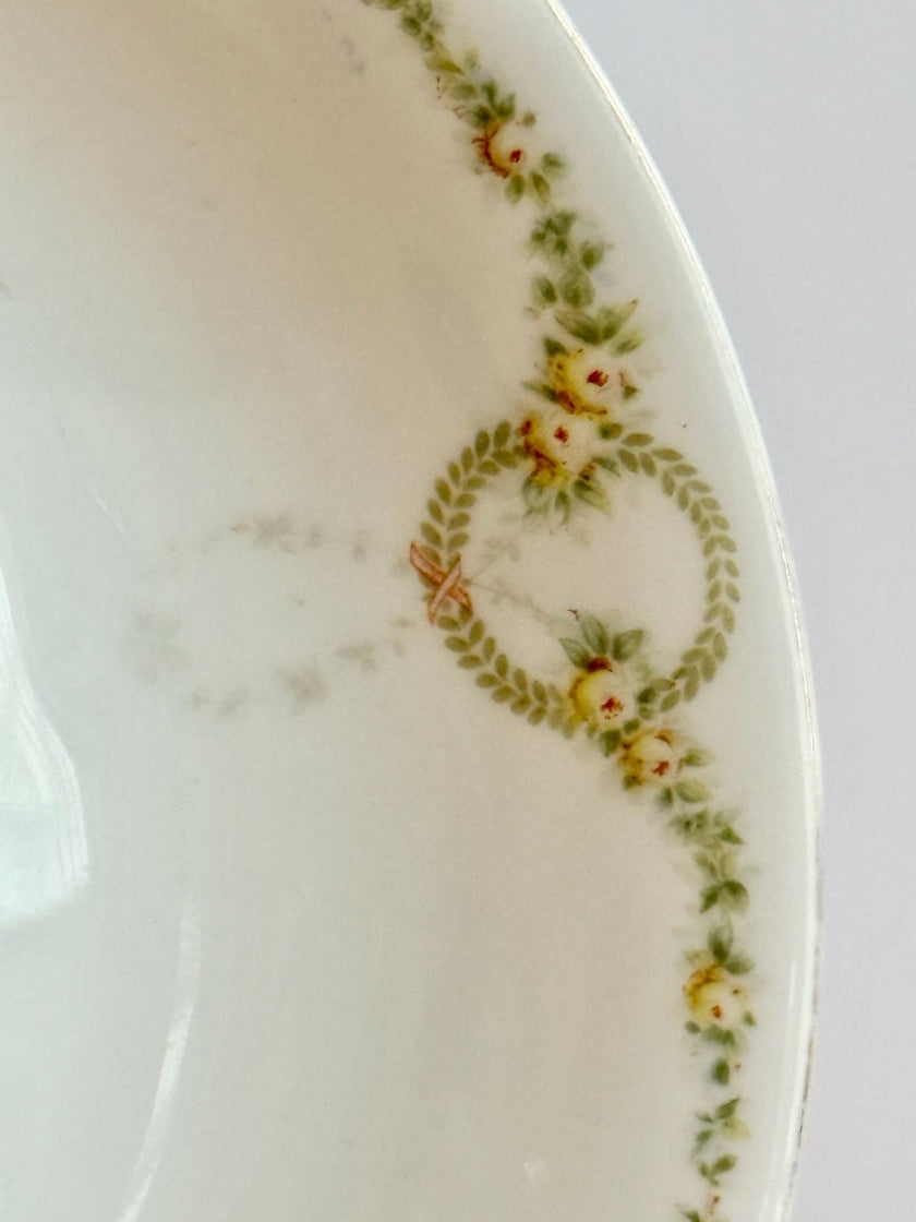 Vintage Rosenthal Bavaria Briar Rose 7.75 Inch Coupe Soup Bowl