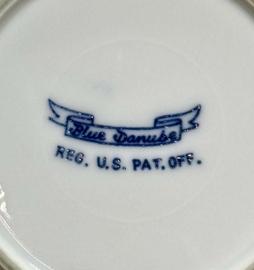 Vintage Blue Danube Sauce Dessert Fruit Coupe Bowl 5 3/8” Japan Rare!
