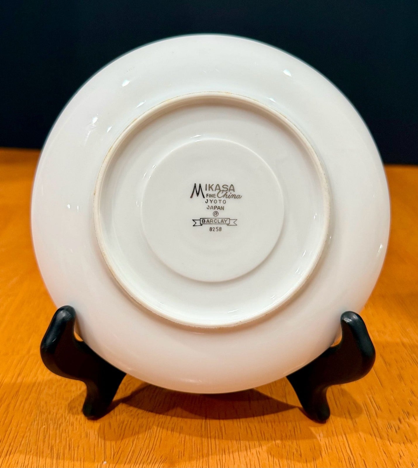 Vintage Mikasa Fine China Barclay Pattern 8258 Teacup Saucer