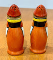 Vintage Noritake Art Deco Lady Masked Pierrette Salt and Pepper Shakers Set