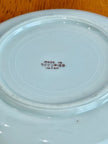 Set of 4 Vintage Hand Painted Floral Porcelain Saucers Made in Occupied Japan