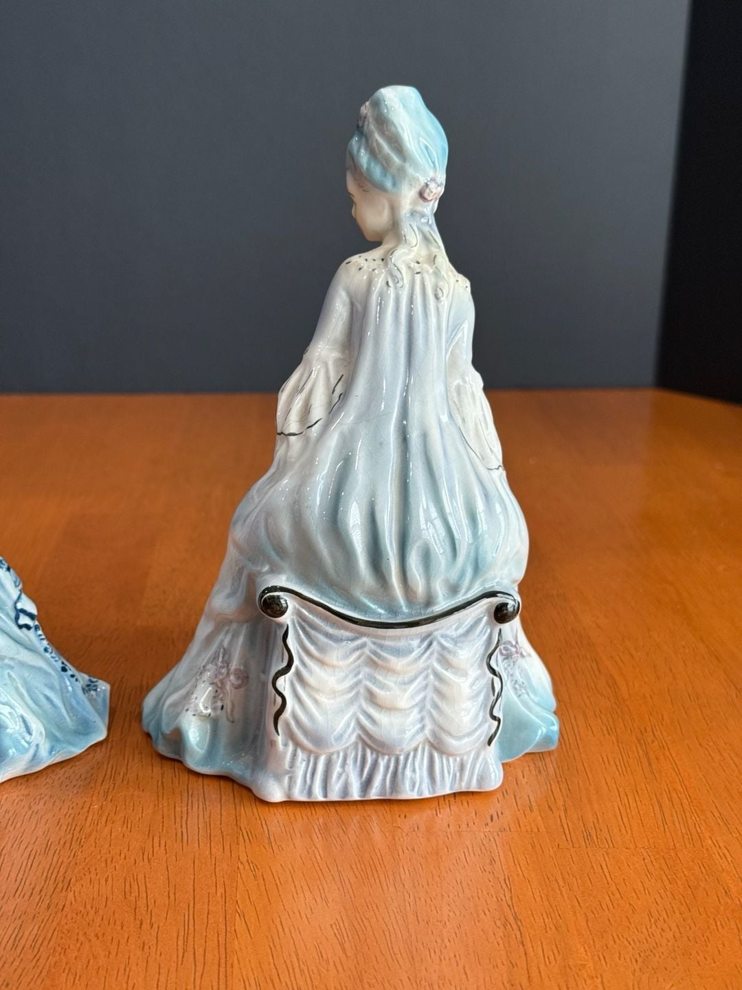 Vintage Goldscheider Everlast Porcelain Victorian Lady Figurines Set of 2