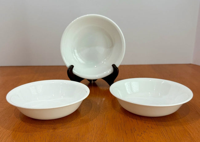 Vintage Corelle Winter Frost White Berry Cereal Bowls Set of 3