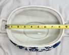 Vintage Blue Danube Oval Soup Tureen with Lid & Underplate Blue Onion Pattern
