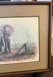Vintage Limited Edition Art Print Ahmed of Kenya Denis Murphy Signed 46/1000