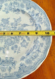 Antique Hill Pottery B&L Asiatic Pheasant Blue and White 10-Inch Dinner Plate