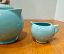 Vintage 1940s Dorette Saltzman Child's Tea Set Teapot Sugar Bowl Creamer