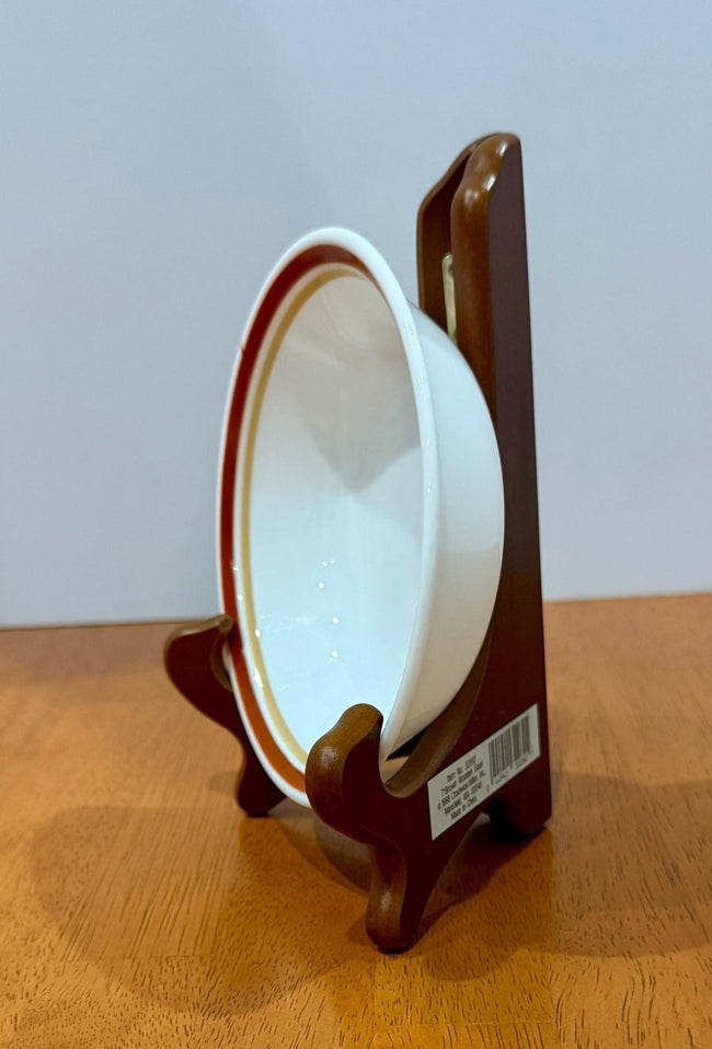 Vintage Corelle Cinnamon Berry Coupe Cereal Bowl 5-Inch White Brown