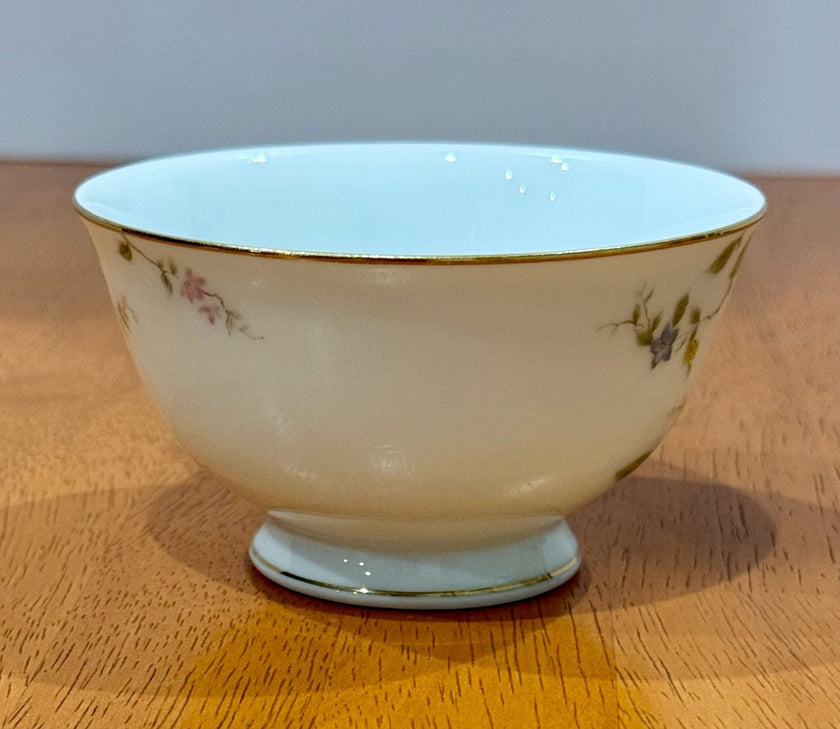 Vintage Noritake Firenze Gold Trim Tea Cup 6674 Floral Moss Rose