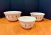 Vintage Pfaltzgraf Naturewood Nesting Mixing Bowls Set of 3 Earthtones