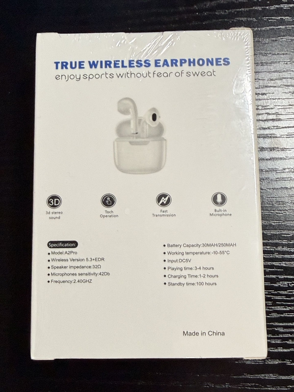 A2 Pro TWS 5.3 Wireless Earbuds Sealed