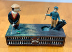 Vintage Cast Iron Birdie-Putt Mechanical Golf Coin Bank