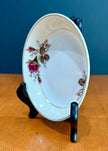 Vintage Moss Rose Floral Pattern Fine China Made in Japan Coupe Dessert Bowl