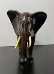 Vintage Ceramic Aynsley elephant Gold-Tone Tusks Animal Kingdom Collection 1990s