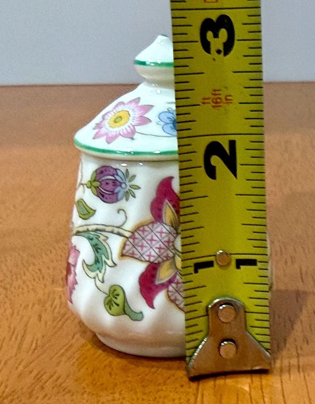 Vintage Minton Haddon Hall Bone China Mustard or Condiment Pot with Lid