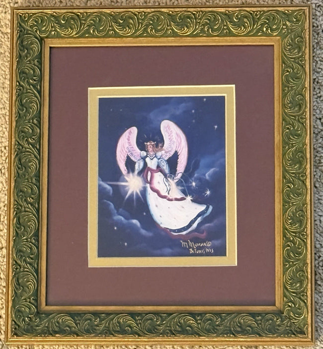 Mary Moran Guardian Angel Series Prints Celestrial Love Hope Faith Guardian RARE