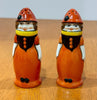 Vintage Noritake Art Deco Lady Masked Pierrette Salt and Pepper Shakers Set