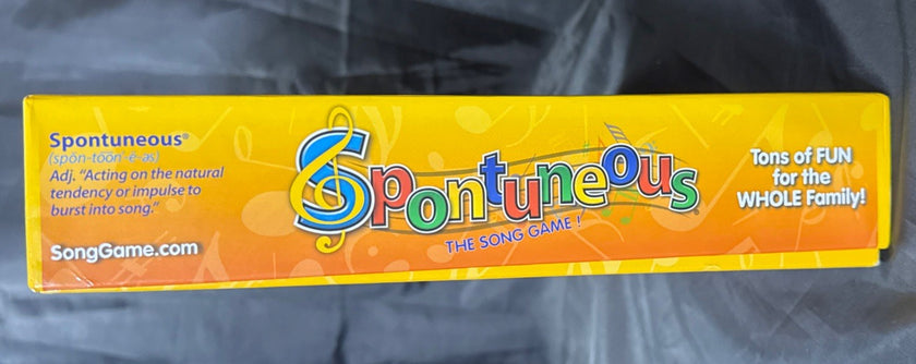 Spontuneous The Song Game - Yellow Box Talent NOT Required Age 8+ NIB