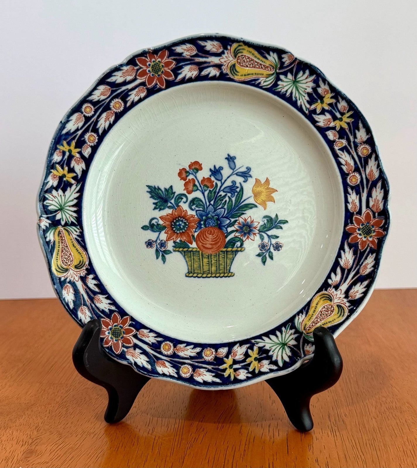Antique Wedgwood Poterat Pattern 7.25 Inch Salad Plate Etruria England