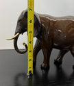 Vintage Ceramic Aynsley elephant Gold-Tone Tusks Animal Kingdom Collection 1990s