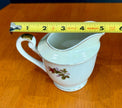 Vintage Fine China Made in Japan Moss Rose Creamer with Sugar Bowl & Lid Set