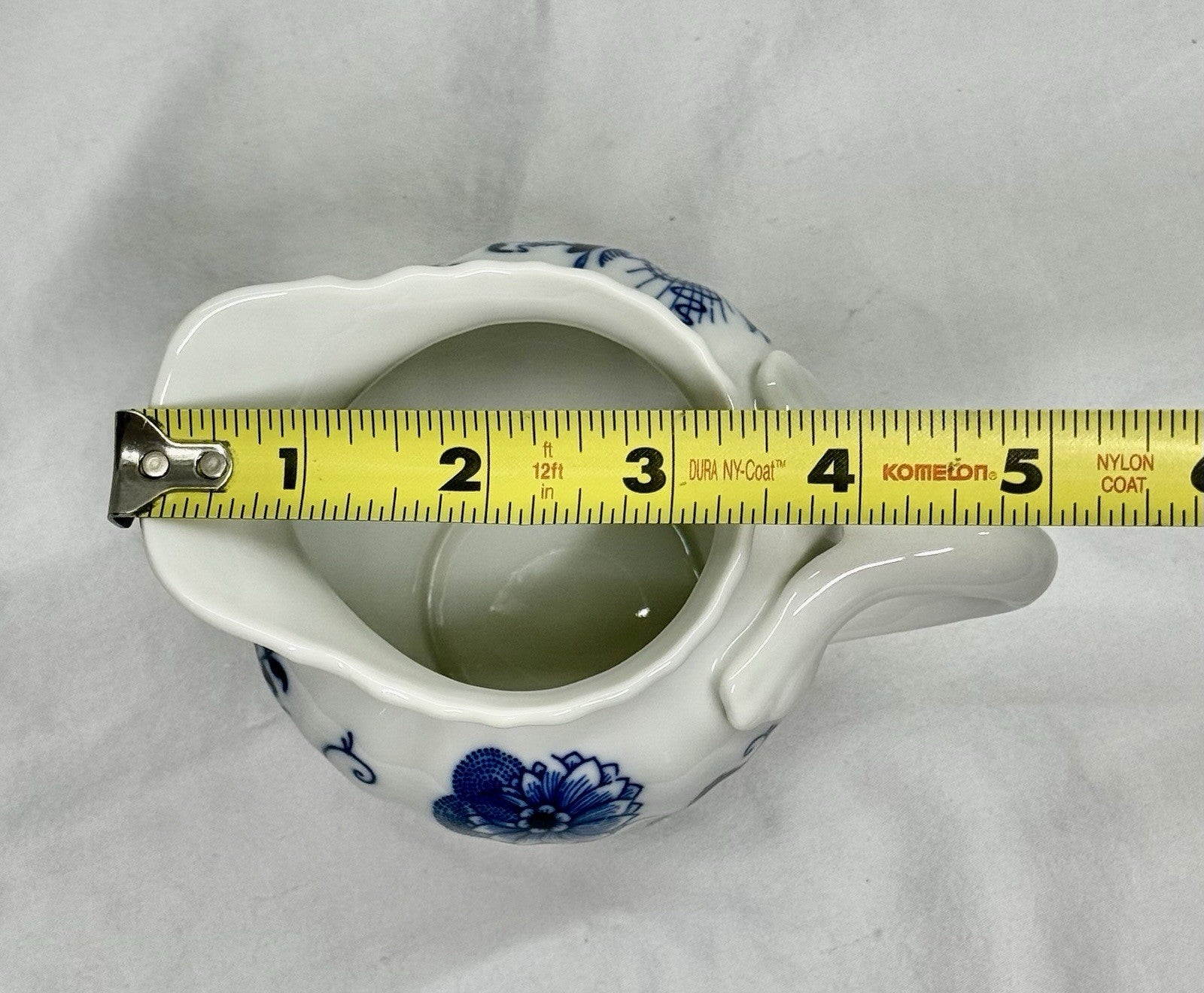 Vintage Blue Danube Porcelain Creamer Blue Onion Pattern Japan