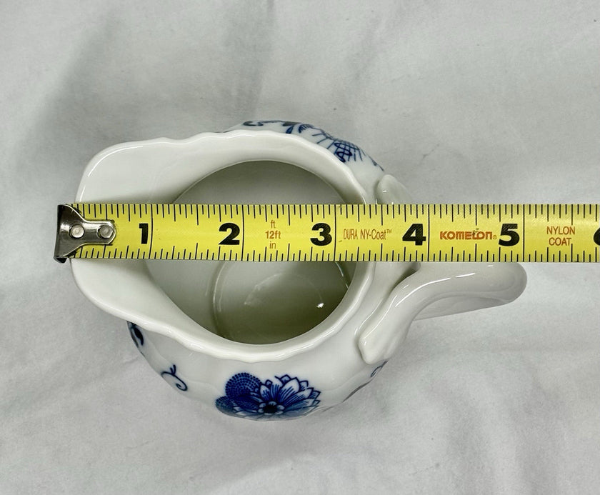 Vintage Blue Danube Porcelain Creamer Blue Onion Pattern Japan