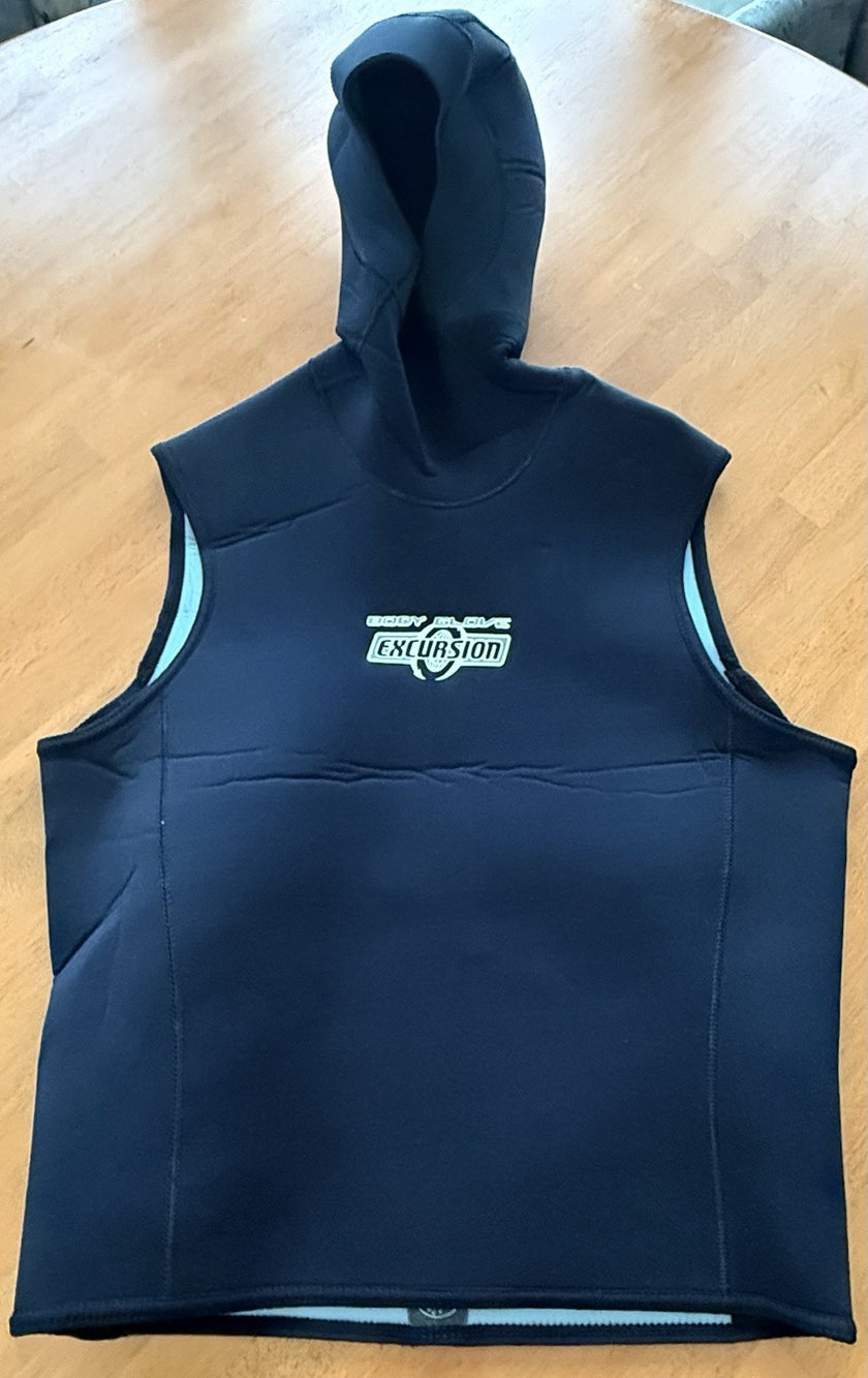 Body Glove Excursion Hooded Vest Mens XL Neoprene Diving Scuba Snorkeling Vest