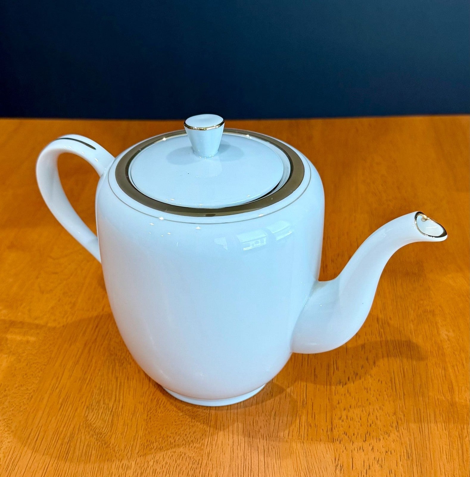 Royalton China Co Golden Elegance Translucent Porcelain Coffee or Teapot