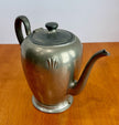 Vintage Royal Solid Pewter Teapot or Coffee Pot with Hinged Lid