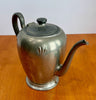 Vintage Royal Solid Pewter Teapot or Coffee Pot with Hinged Lid