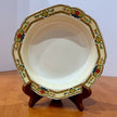 Vintage W.H. Grindley & Co. Ivory England Floral Scalloped Rim Bowl 8”