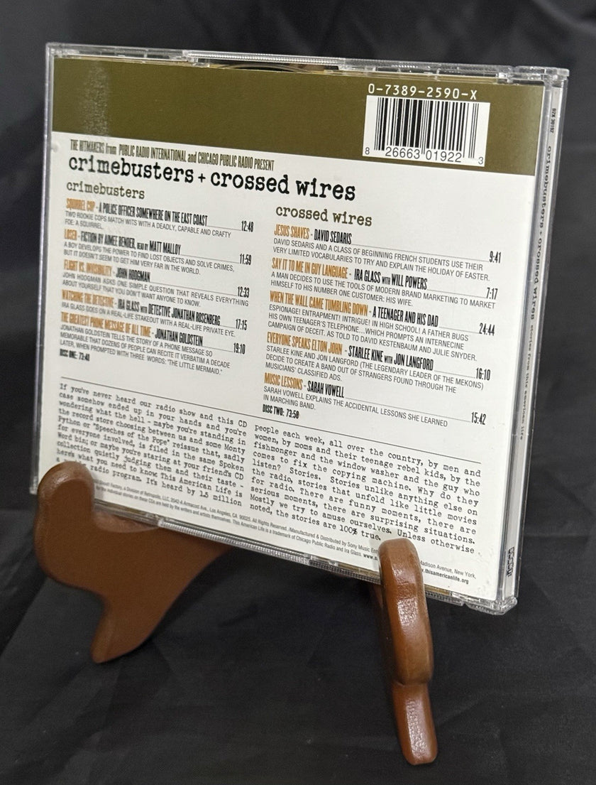 CD album Crimebusters + Crossed Wires: Stories from This American Life NPR Radio