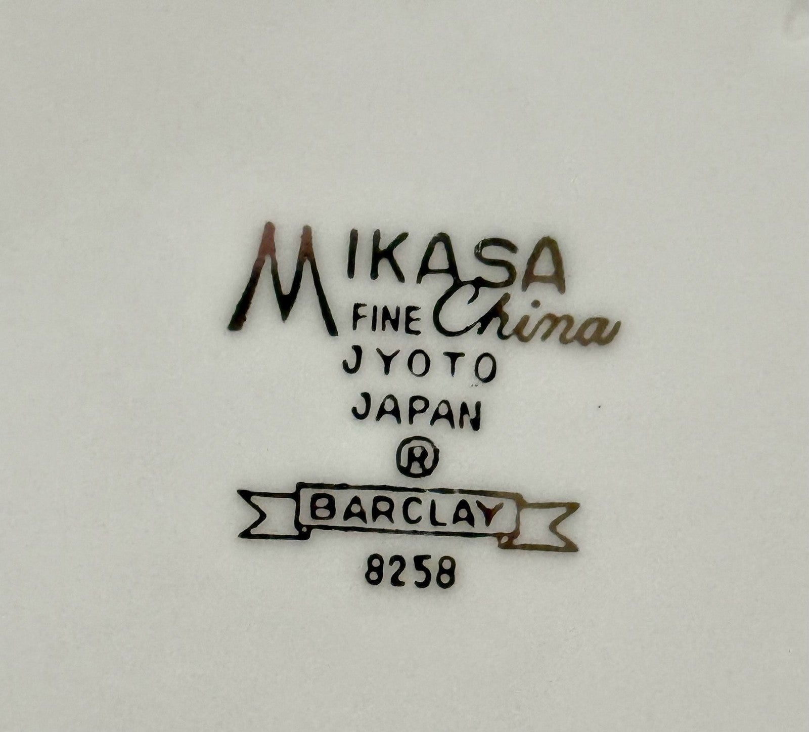 Vintage Mikasa Barclay Pattern 6-inch Coupe Dessert Bowl Fine China