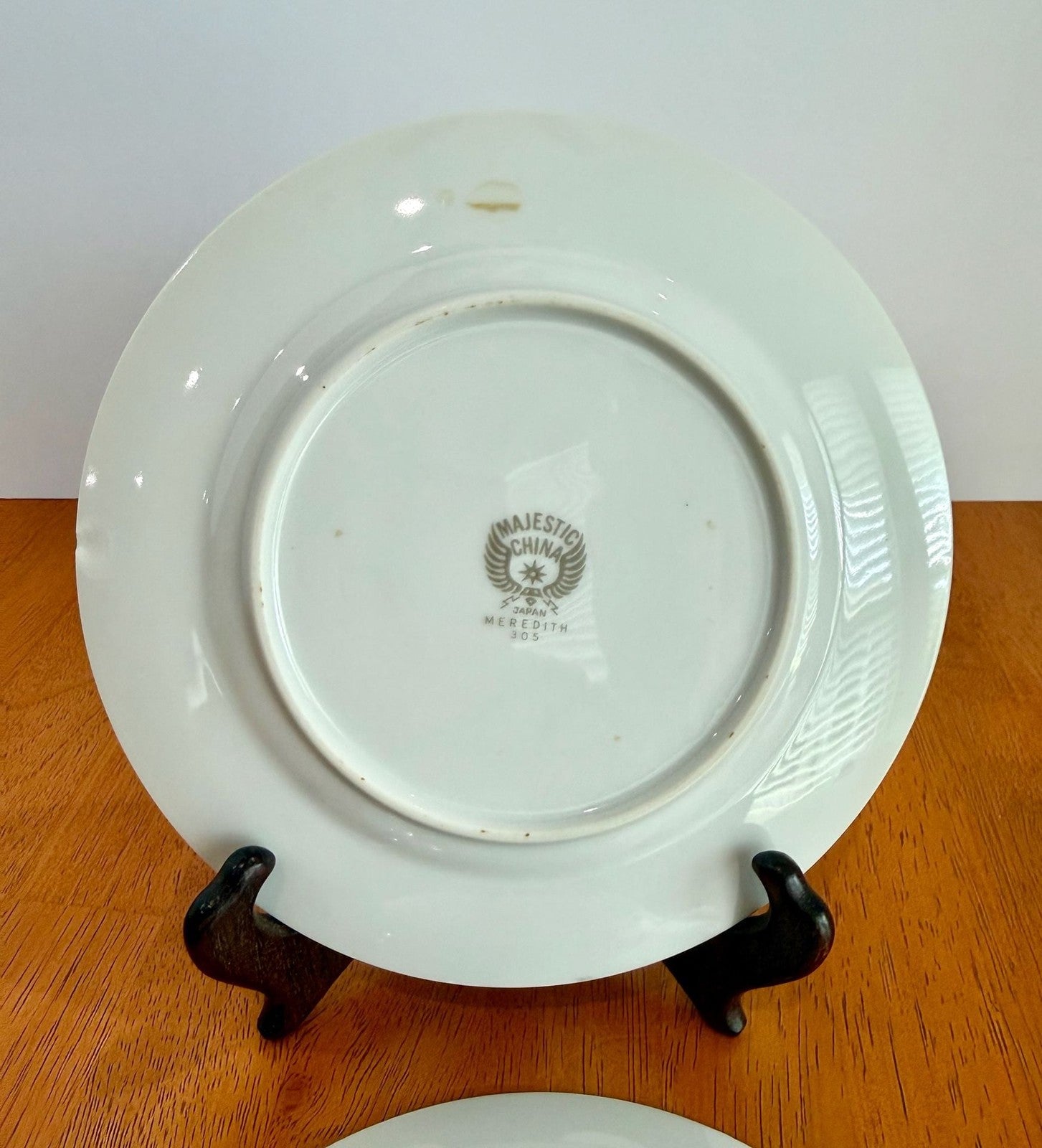 Vintage Set of 2 Majestic China Meredith 305 Bread and Butter Plates Japan Floral