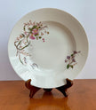 Antique D&C Limoges France Floral Porcelain Salad Plate 1894 Pink Petunias