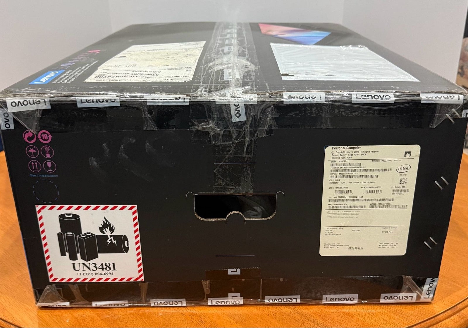 Lenovo Yoga A940-27ICB All-in-One Desktop Computer