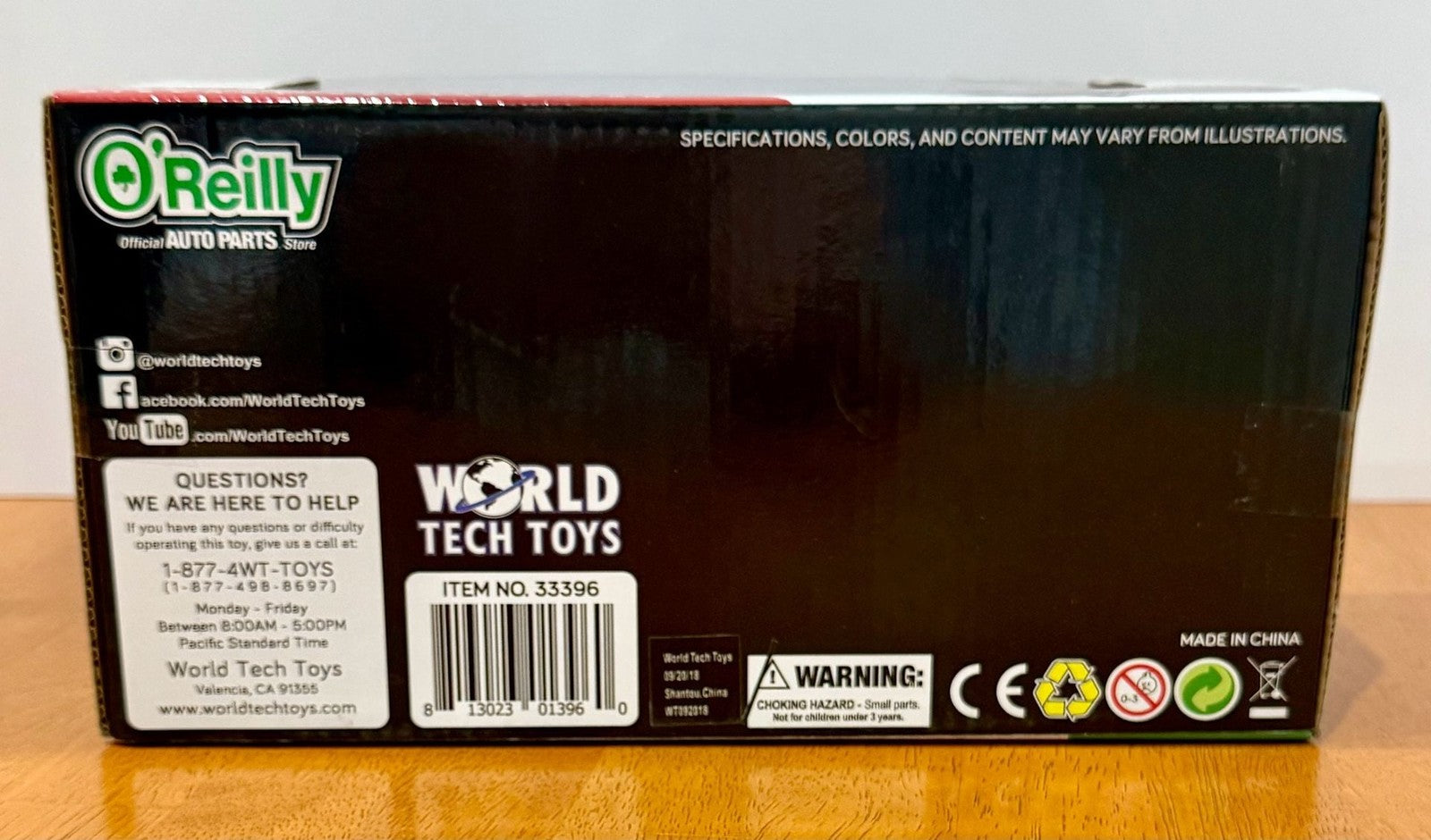 World Tech Toys O'Reilly Auto Parts Diecast Service Van Special Ltd Ed 7870