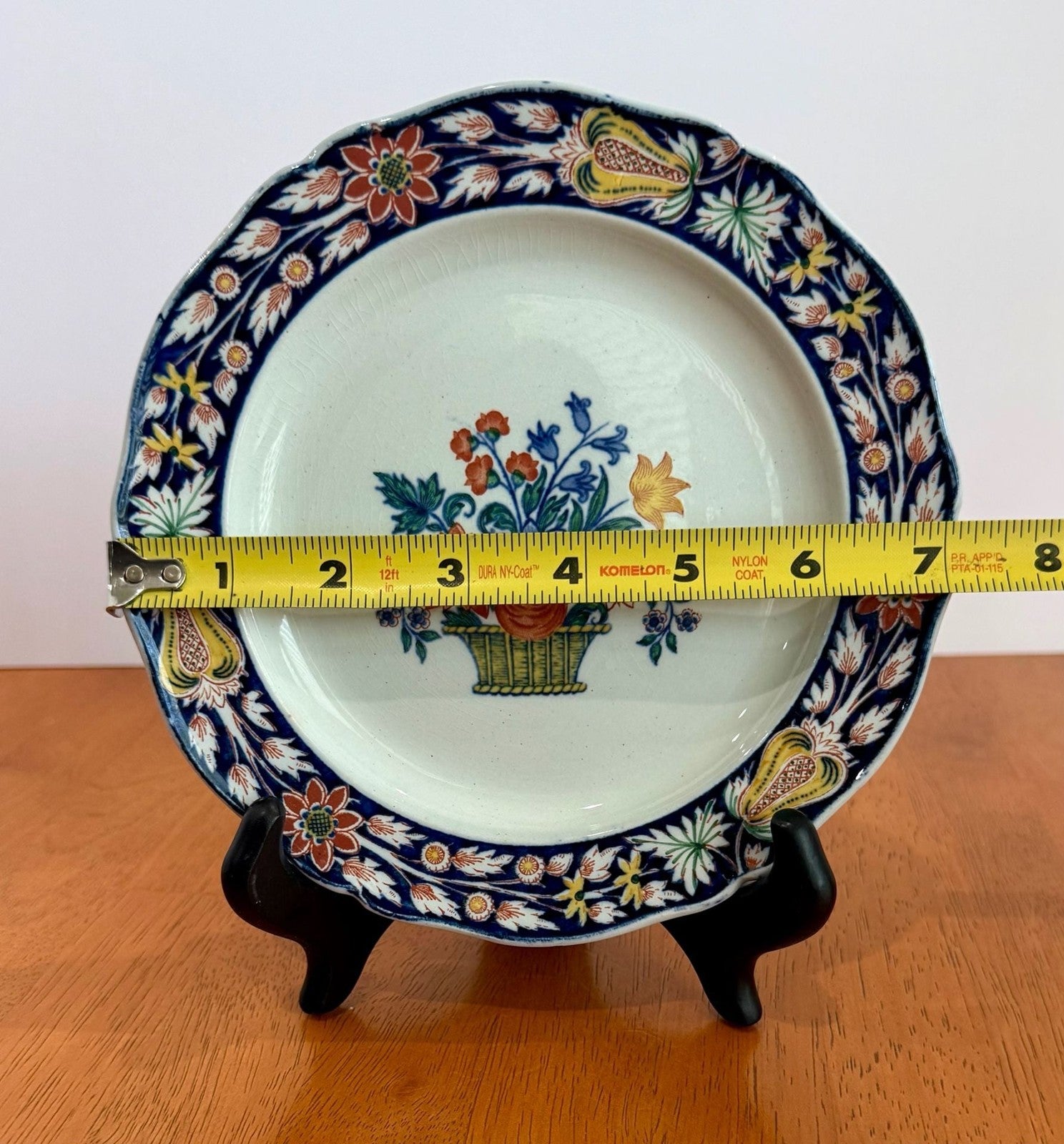 Antique Wedgwood Poterat Pattern 7.25 Inch Salad Plate Etruria England