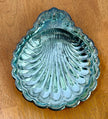 Vintage Silver Plated Shell Trinket Dish Soap Dish Seashell Shape