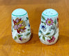 Vintage Minton Haddon Hall Bone China Salt and Pepper Shaker Set Floral