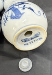 Vintage Blue Danube Floral Blue Onion Pattern Salt & Pepper Shaker Set Japan