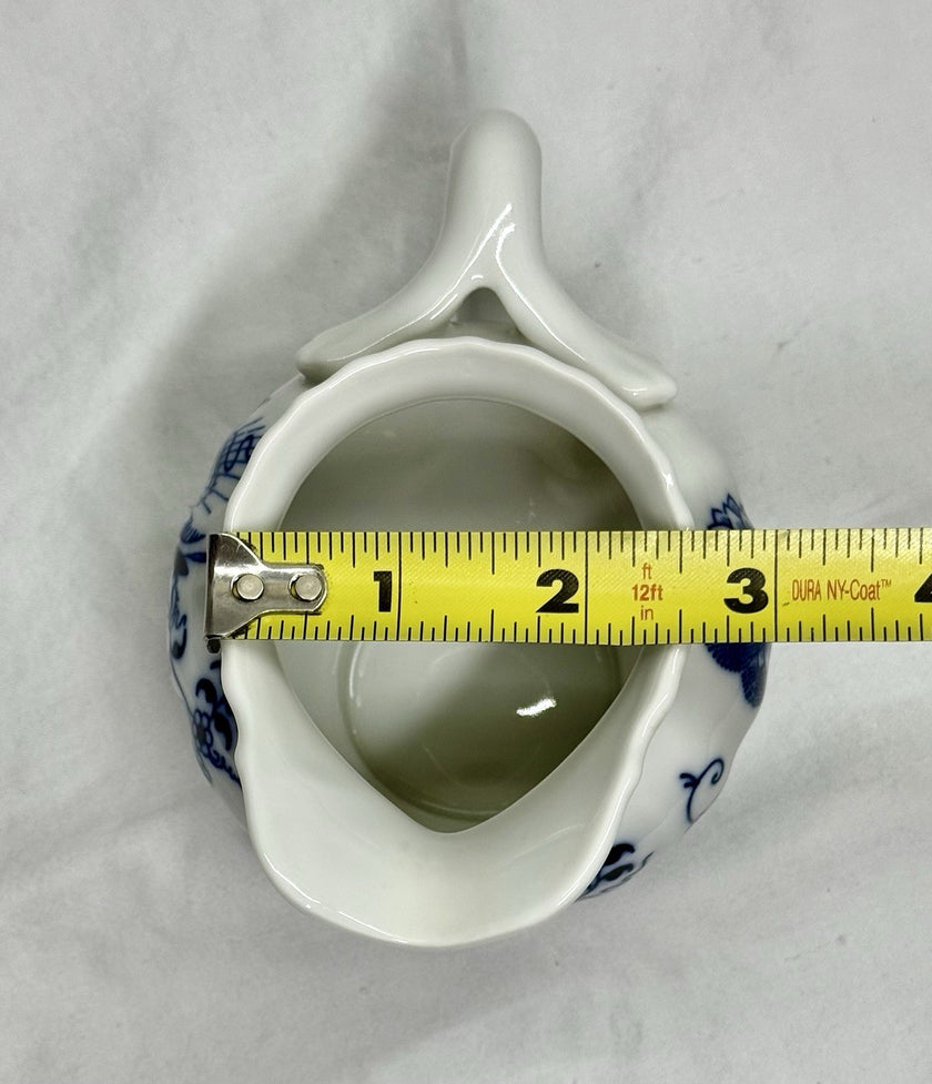 Vintage Blue Danube Porcelain Creamer Blue Onion Pattern Japan