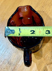 Vintage Westmoreland Amethyst Glass Purple Creamer & Sugar Set Grape & Vine
