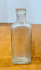 Antique Sloan's Liniment Clear Glass Bottle 5 Inch