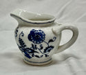 Vintage Blue Danube Porcelain Creamer Blue Onion Pattern Japan