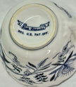 Vintage Blue Danube Tea Cup Translucent Porcelain Blue Onion Pattern Japan 1950s